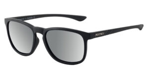 53490 shadow satin black grey silver mirror polarised sunglasses