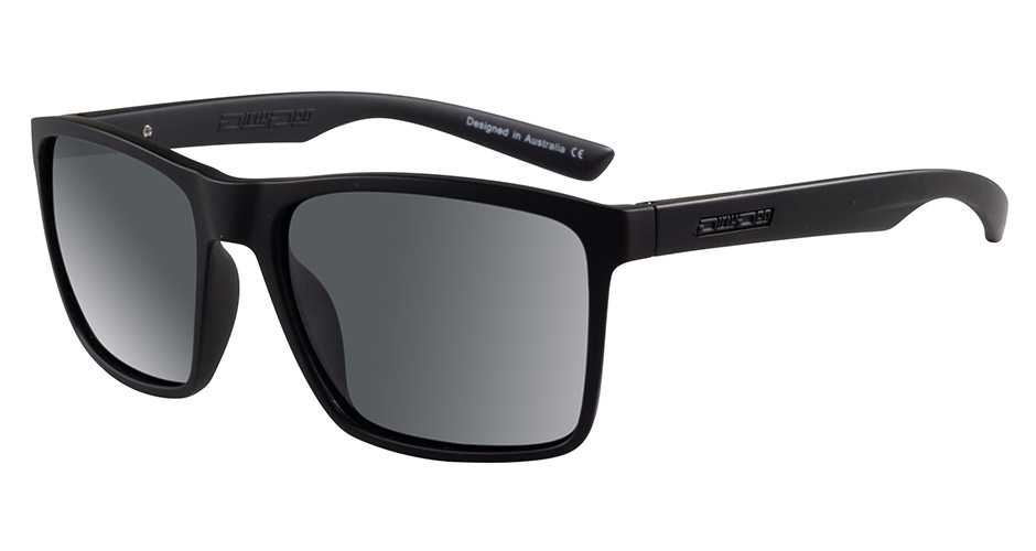 droid 53549 satin black grey polarised sunglasses
