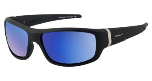 vimp 53602 satin black grey blue mirror polarised sunglasses