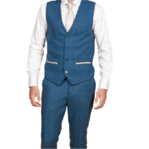 Marc Darcy Dion Tweed Waistcoat