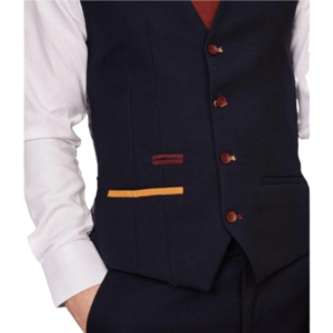 Marc Darcy JD4 Navy Waistcoat